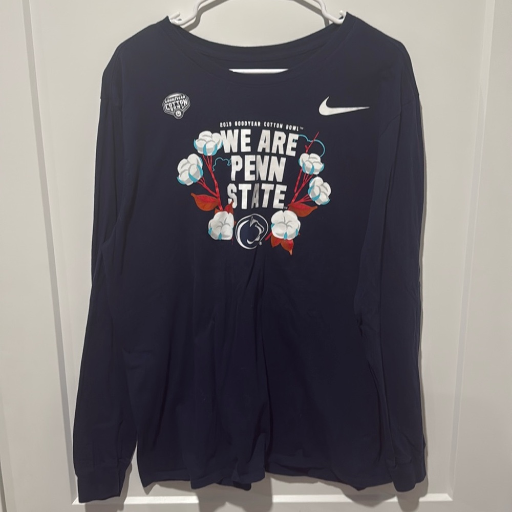 Navy, Nike 2019 Penn State Cotton Bowl Long Sleeve Tee - XL